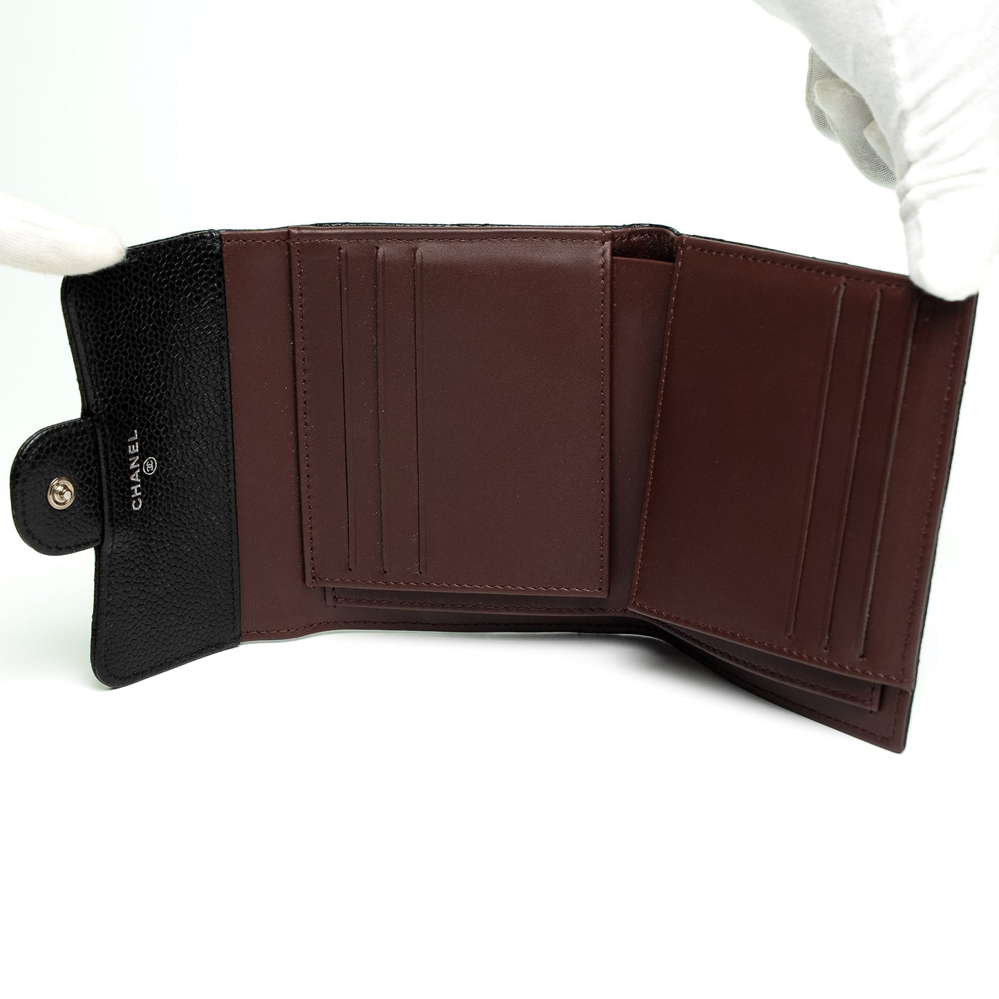 Chanel Classic Quilted Black Wallet