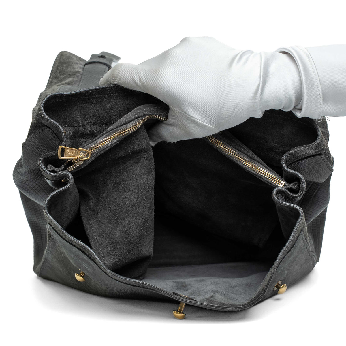 Yves Saint Laurent Muse Two Textured Leather Bag
