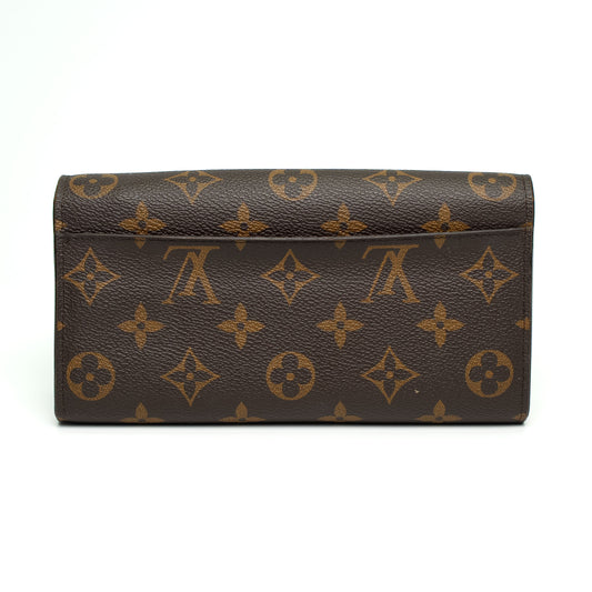 Louis Vuitton Burgundy Monogram Trifold Wallet