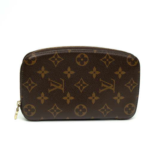 Louis Vuitton Monogram Canvas Zip Around Agenda Wallet