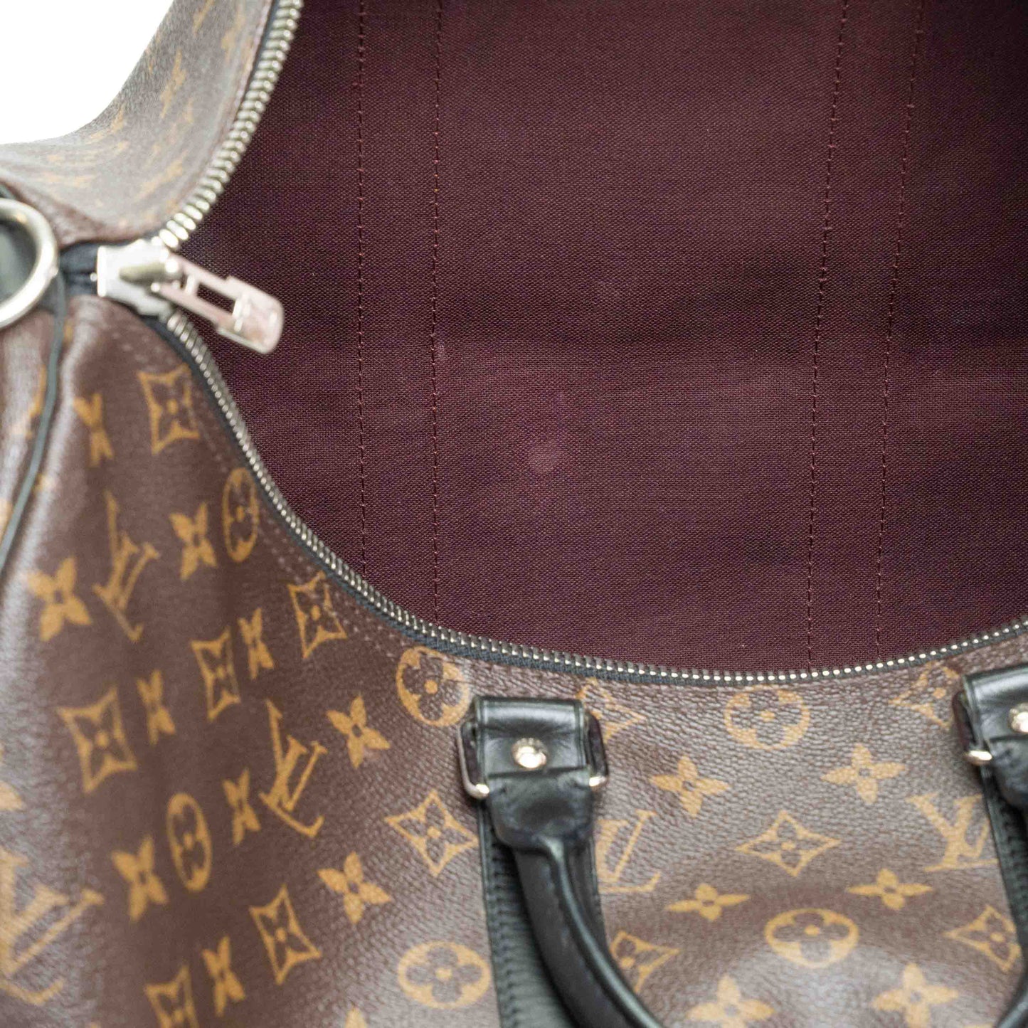 Louis Vuitton Monogram Macassar Keepall 45 Bandouliere