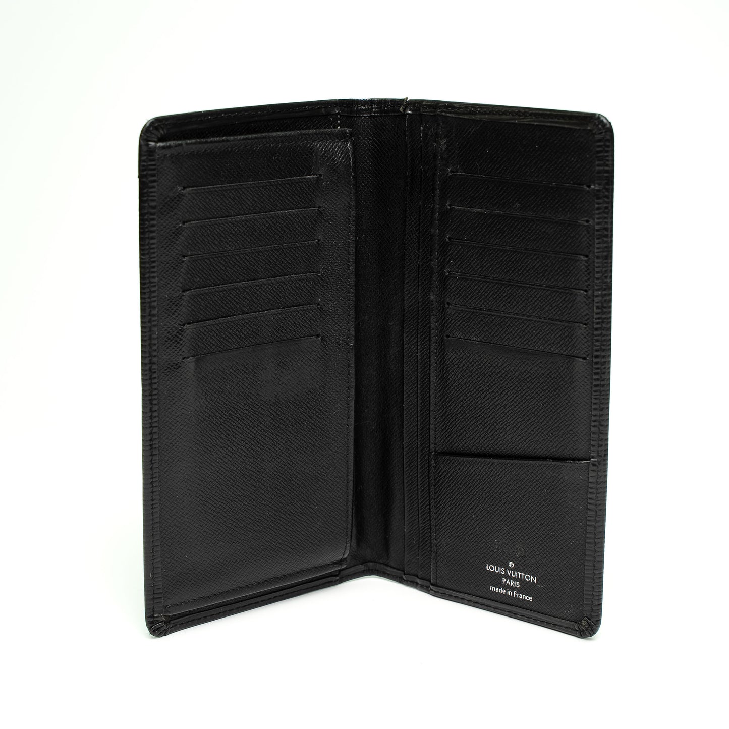 Louis Vuitton Black Epi Leather Long Wallet