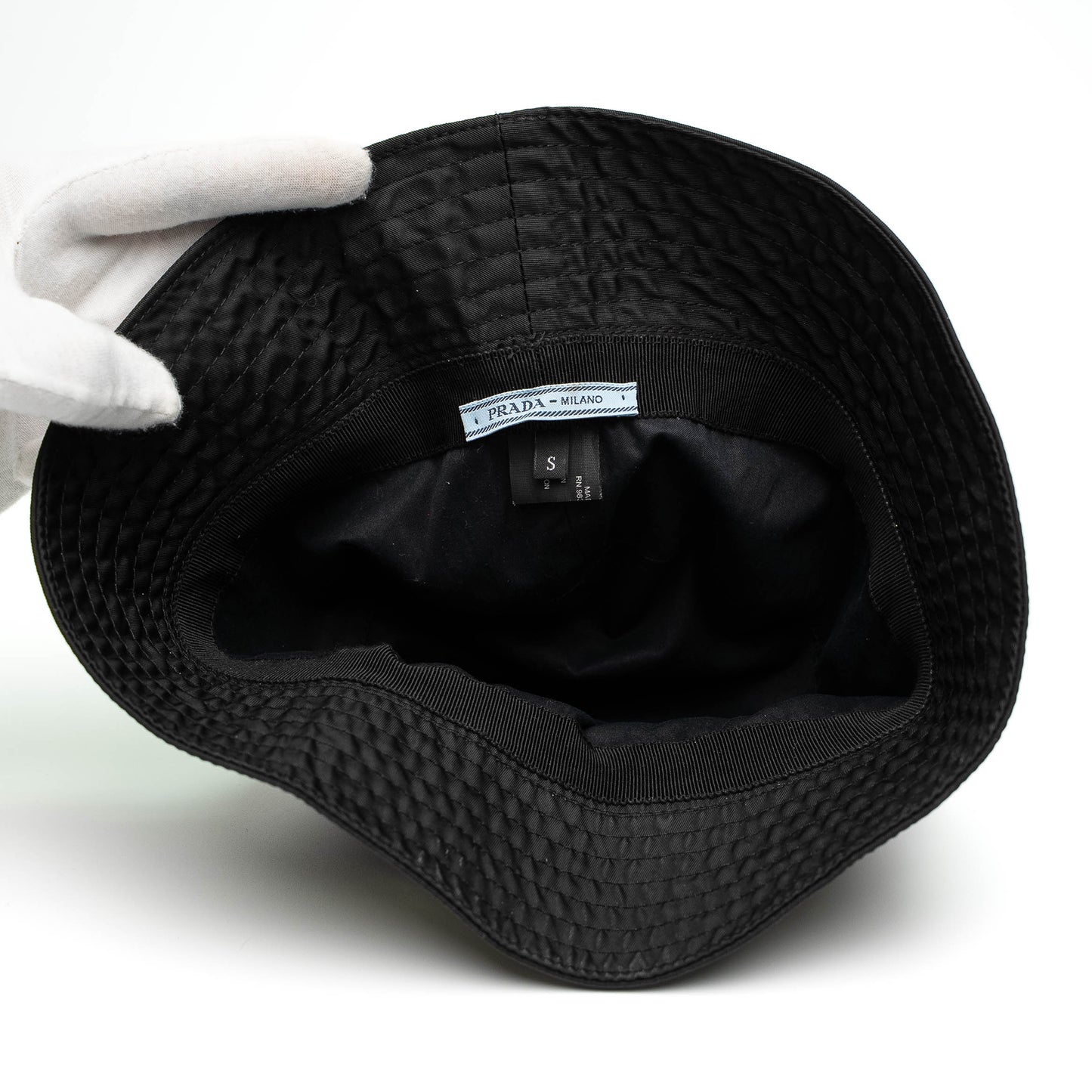 Prada Black Re-Nylon Bucket Hat