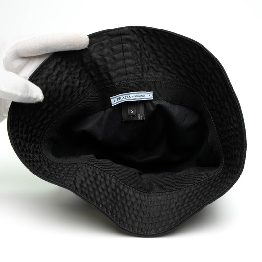 Prada Black Re-Nylon Bucket Hat