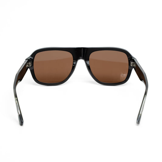 Burberry BE4478 Grey Pilot Acetate Sunglasses