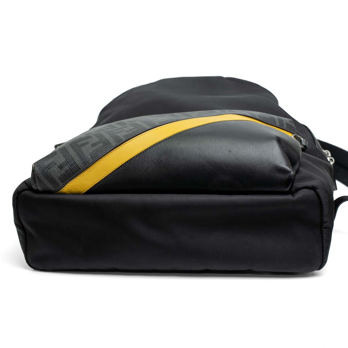 Fendi FF 1974 Diagonal Pouch Backpack Black