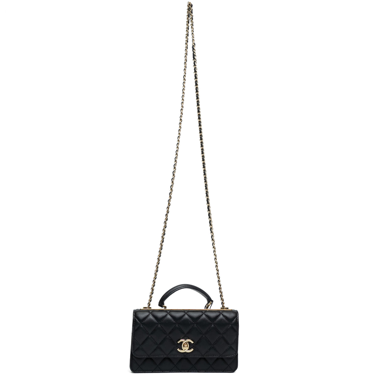 Chanel Trendy CC Lambskin Chain Clutch
