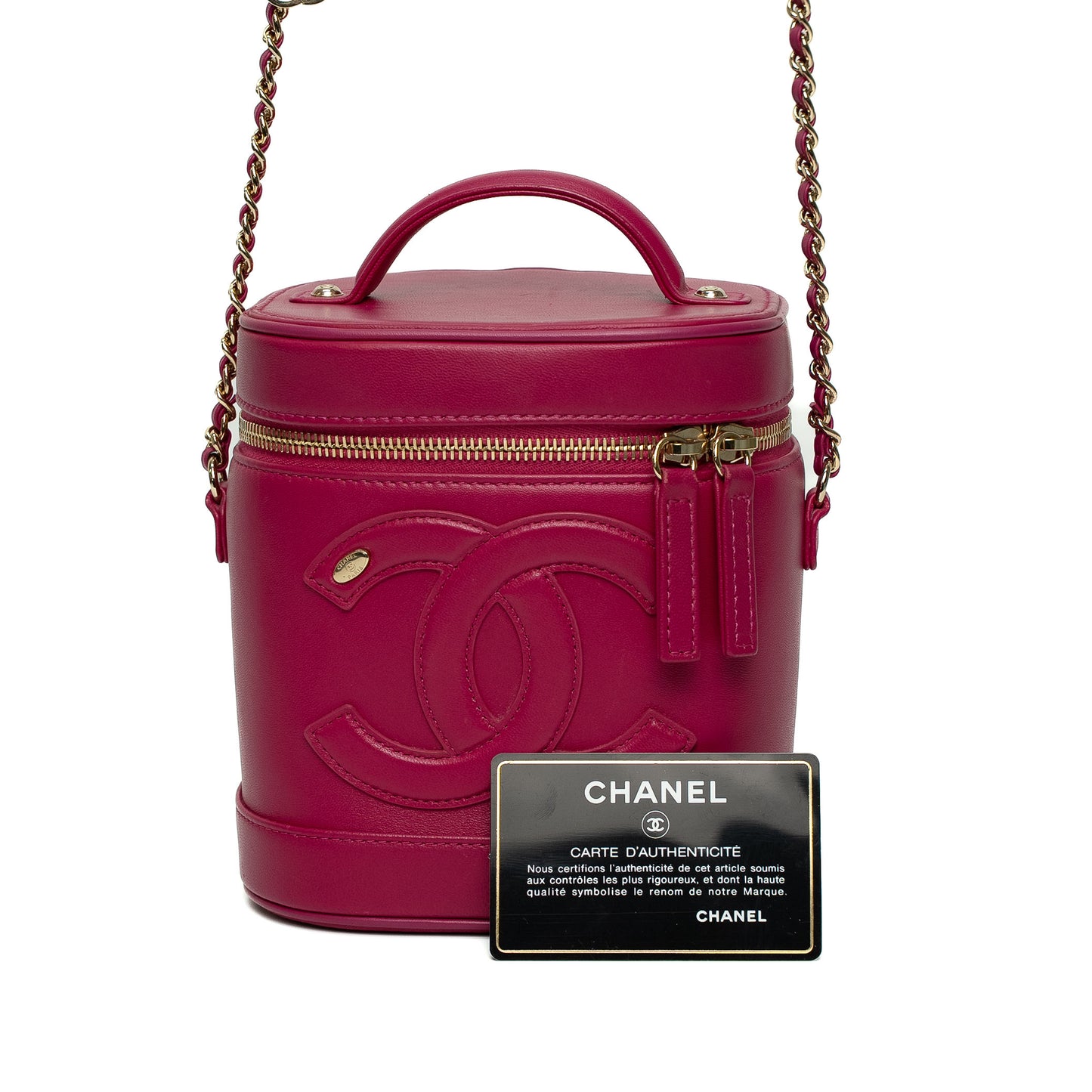 Chanel Vanity Case Pink Bag