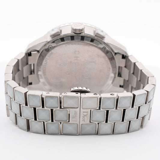 Dior Christal Diamond Chronograph Ceramic Watch