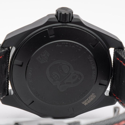 TAG Heuer Aquaracer Black Red Automatic Watch