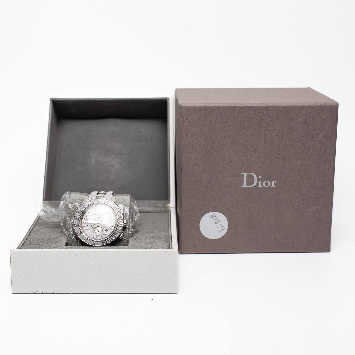 Dior Christal Diamond Chronograph Ceramic Watch