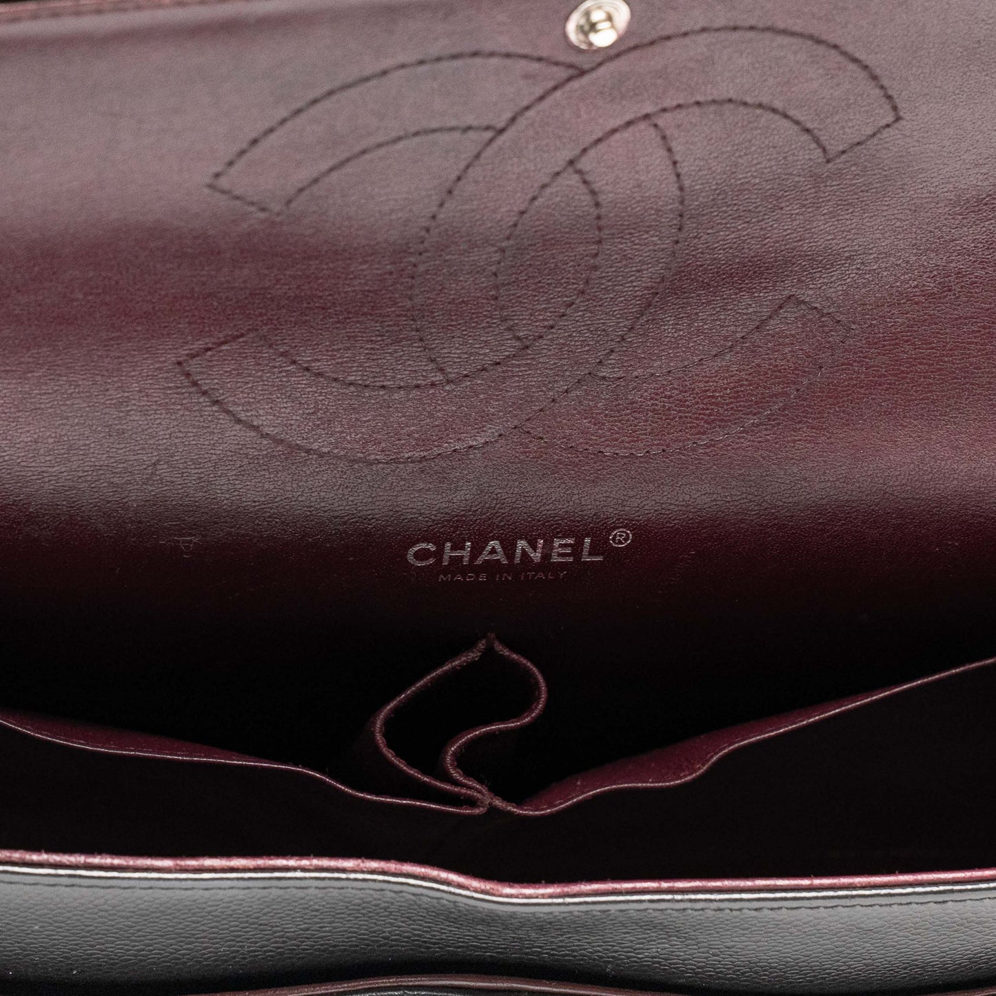 Chanel Classic Flap Jumbo Black Caviar Leather Shoulder Bag