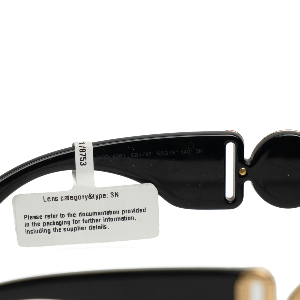 Versace VE4361 Black Medusa Sunglasses