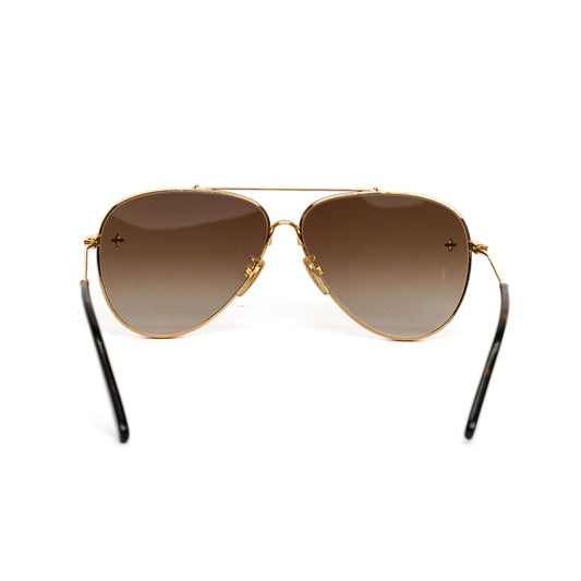 Louis Vuitton LV Pilot Gold Sunglasses
