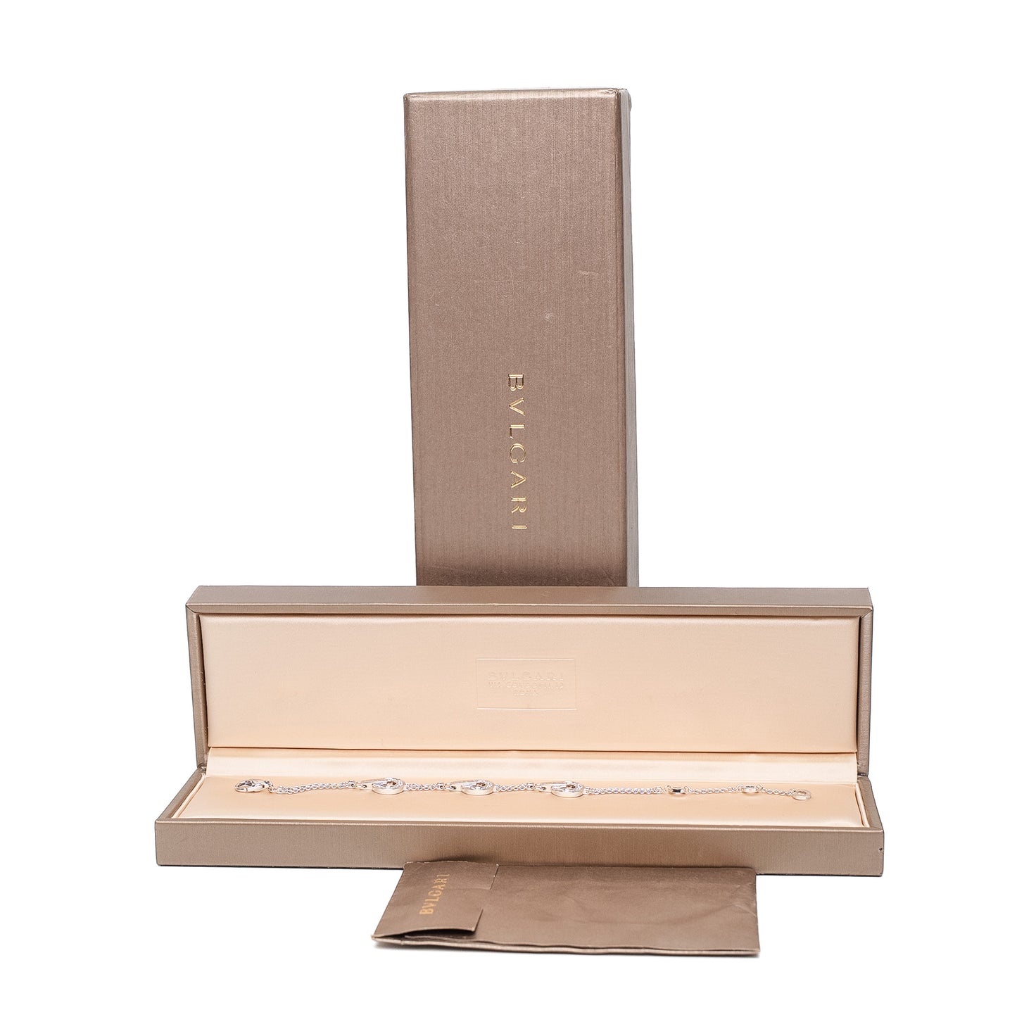 Bvlgari Bvlgari White Gold Diamond Bracelet