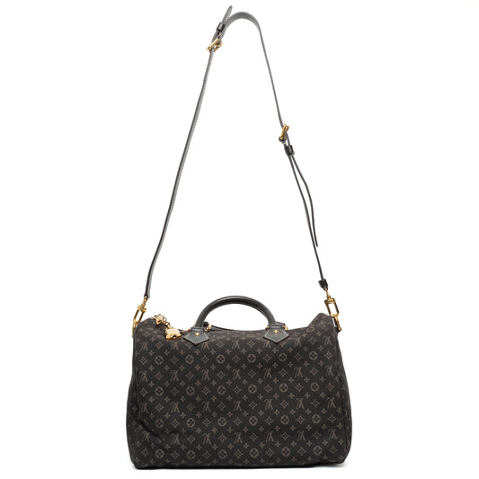 Louis Vuitton Speedy 30 Mini Lin Ebene Bag