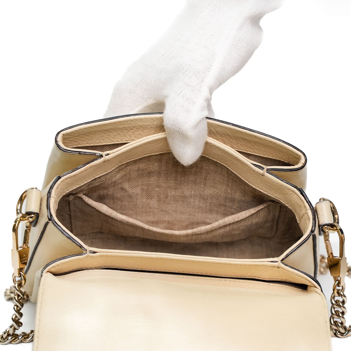 Gucci Interlocking G Mystic White Crossbody Bag