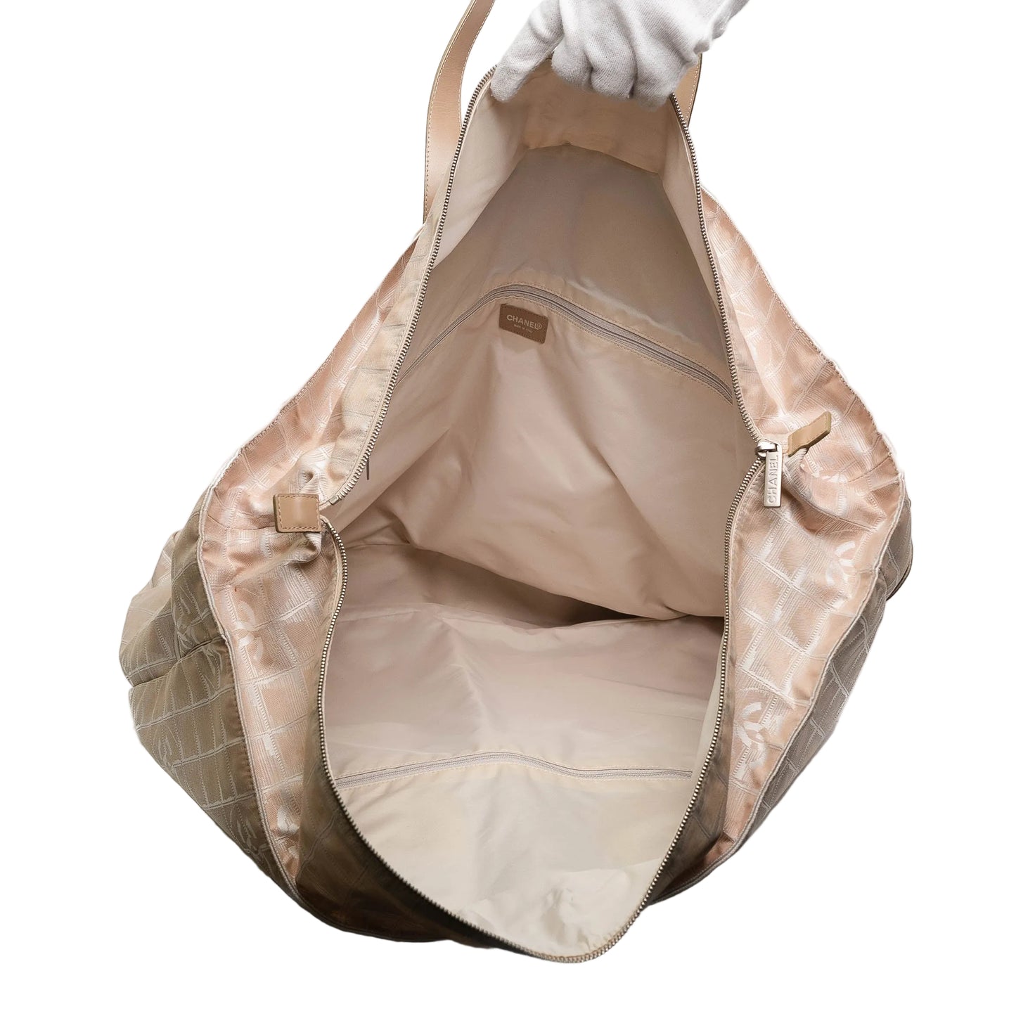 Chanel New Travel Line Beige Tote Bag