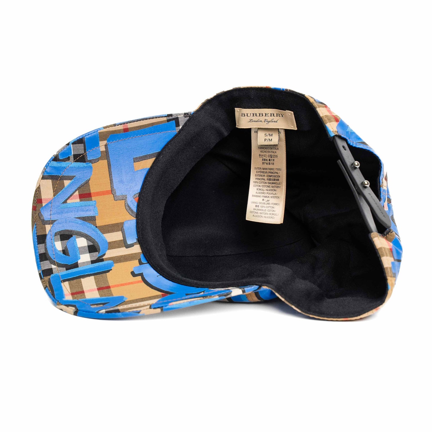 Burberry Graffiti Check Multicolor Cap