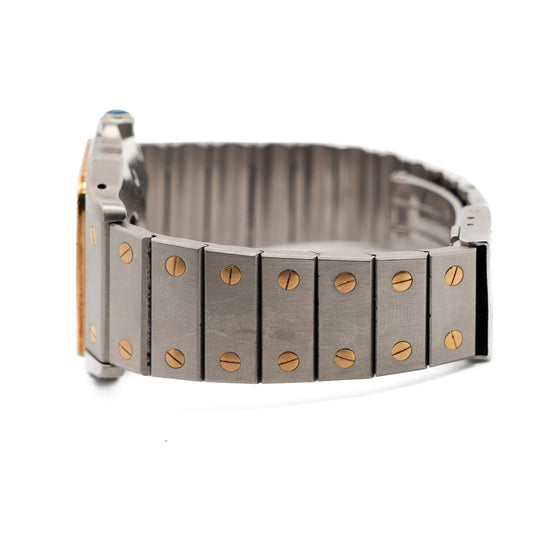 Cartier Santos Automatic Steel Gold Watch