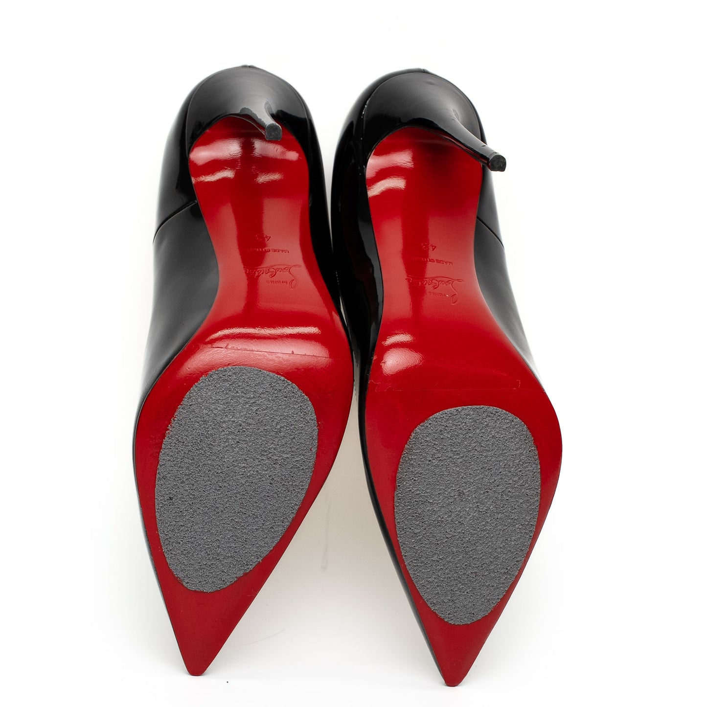 Christian Louboutin So Kate Black Patent Heels