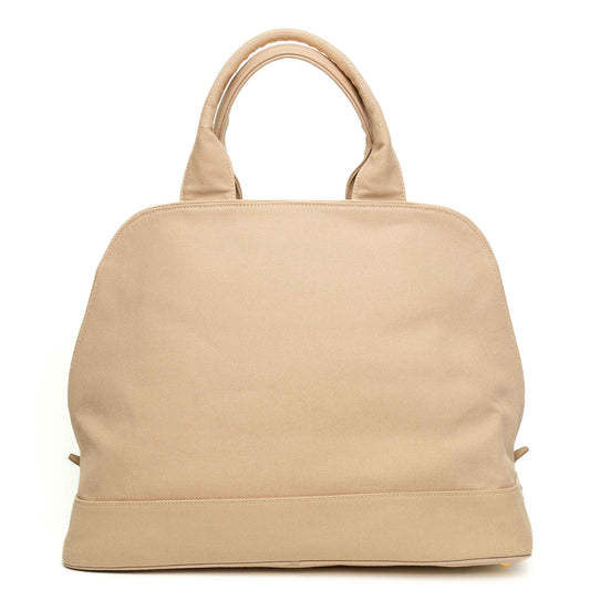 Prada Canapa Logo Beige Canvas Tote Bag