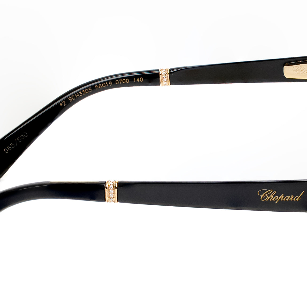Chopard Red Carpet 23K Gold-Plated Sunglasses