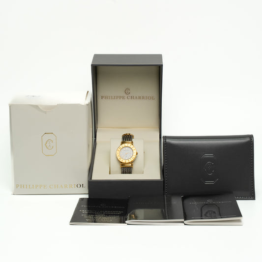 Philippe Charriol Cable Two Tone Quartz Watch