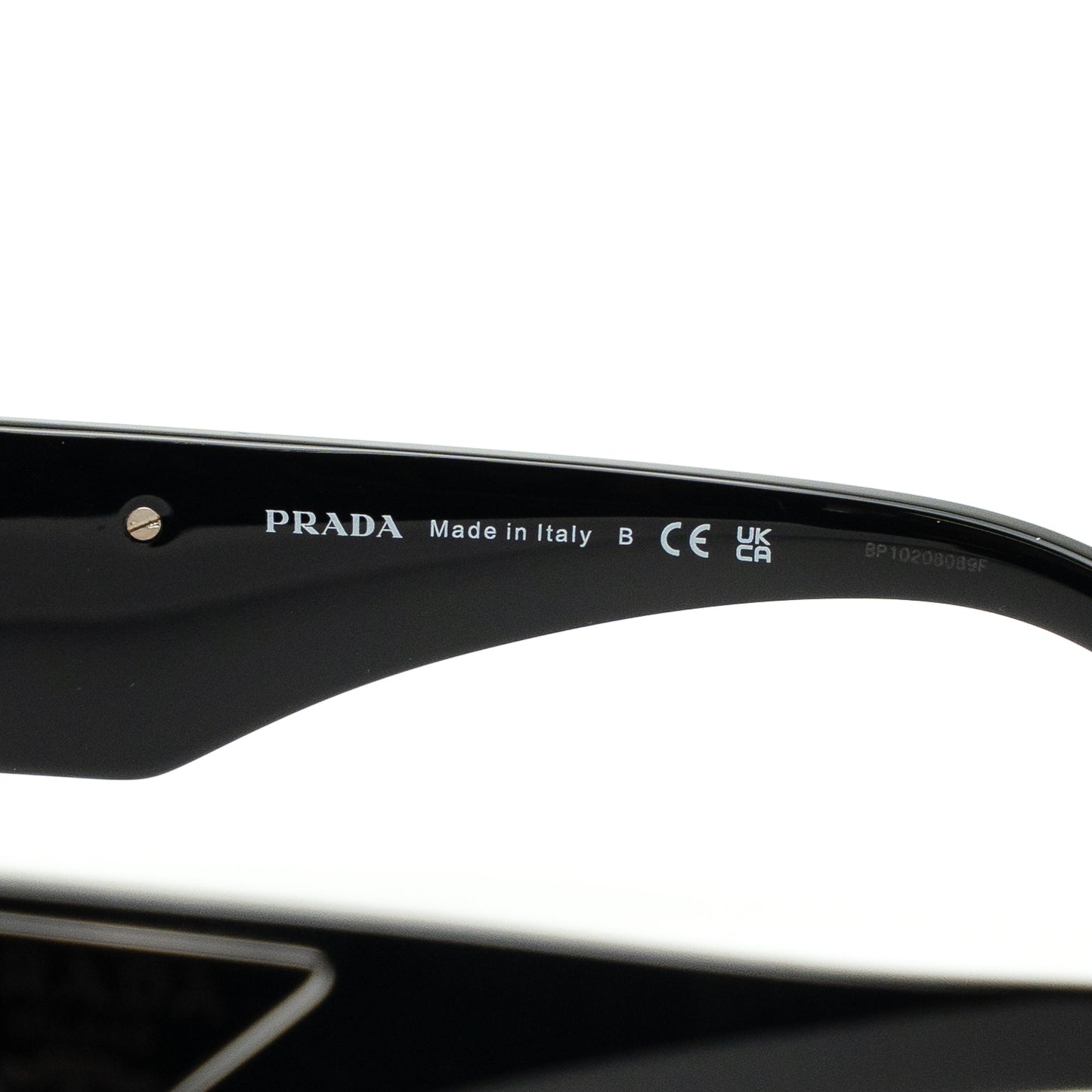 Prada PR 13ZS Black Cat Eye Sunglasses