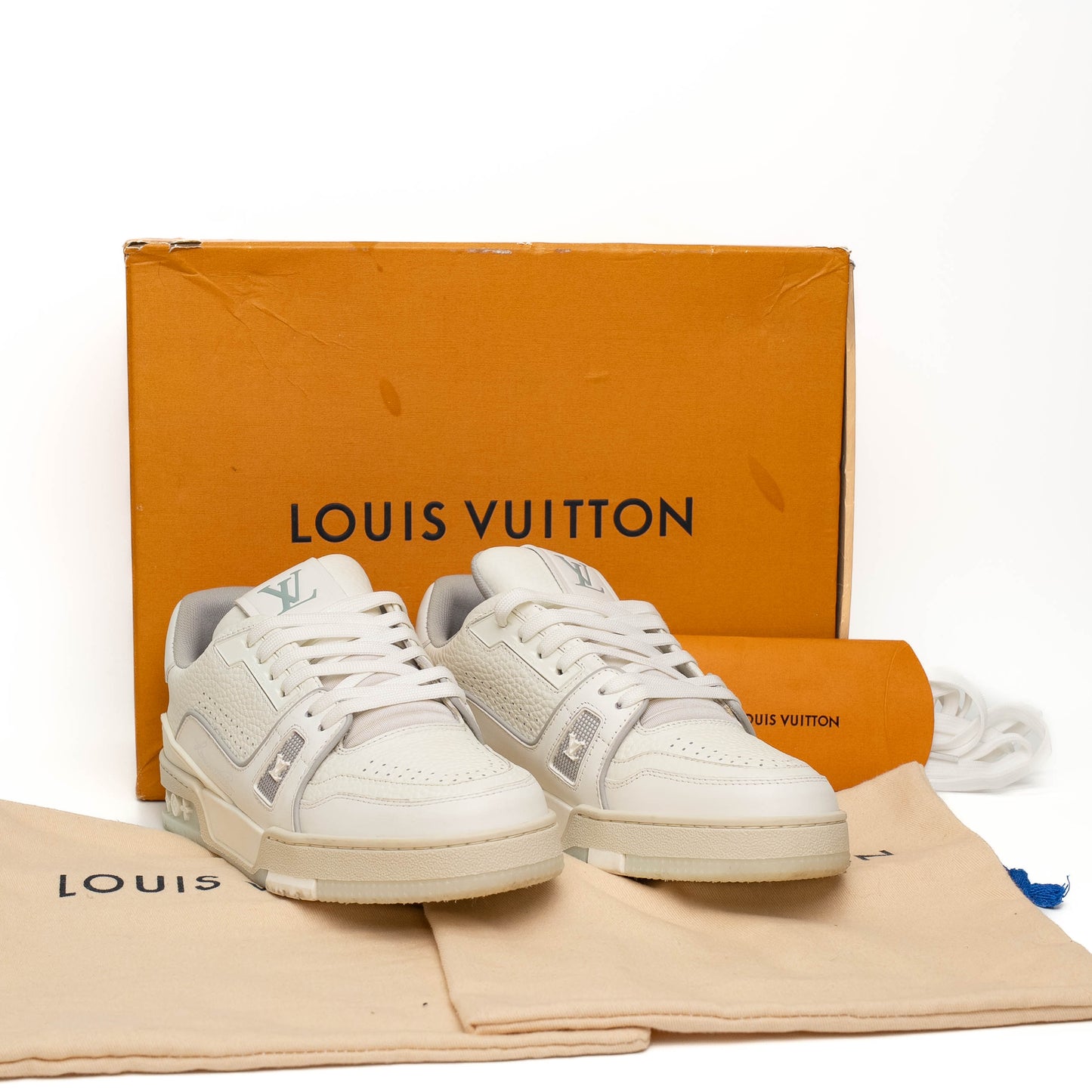 Louis Vuitton LV Trainer White Sneakers