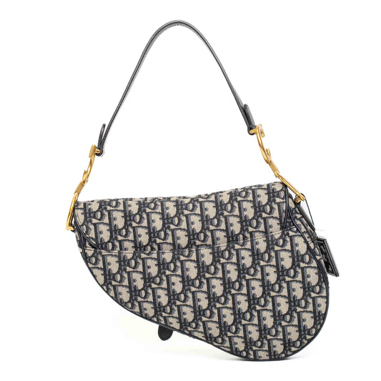 Dior Saddle Oblique Jacquard Shoulder Bag