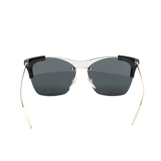 Prada Black Gold Shield Sunglasses