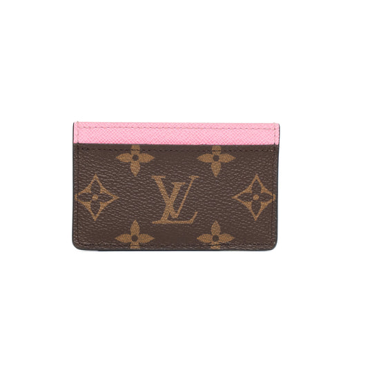 Louis Vuitton Vivienne Monogram Card Holder Pink