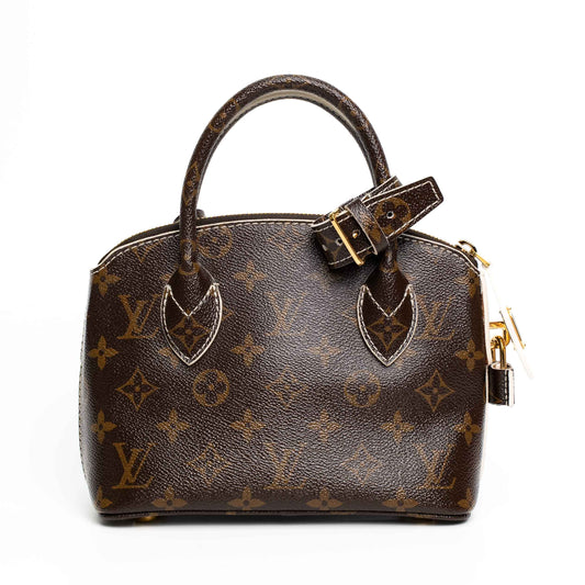 Louis Vuitton Lockit BB Monogram Canvas Top Handle Bag