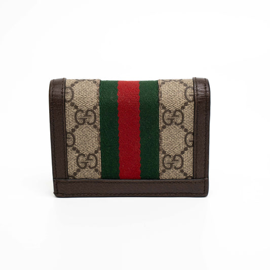 Gucci Ophidia GG Supreme Web Card Wallet