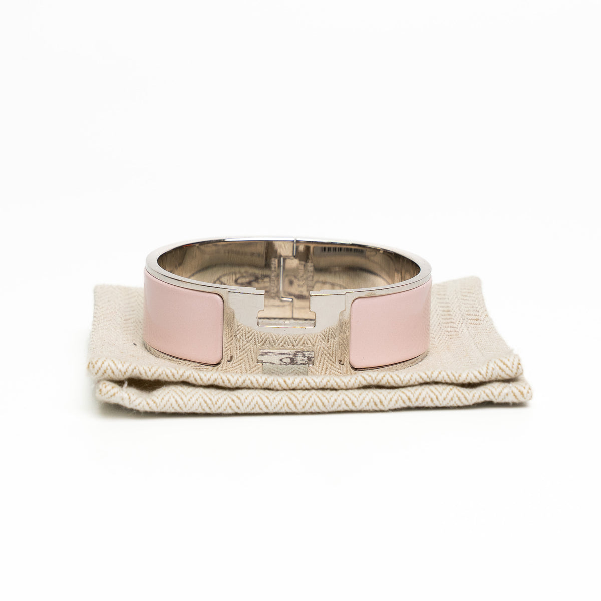 Hermes Clic Clac H Rose Nymph Bracelet