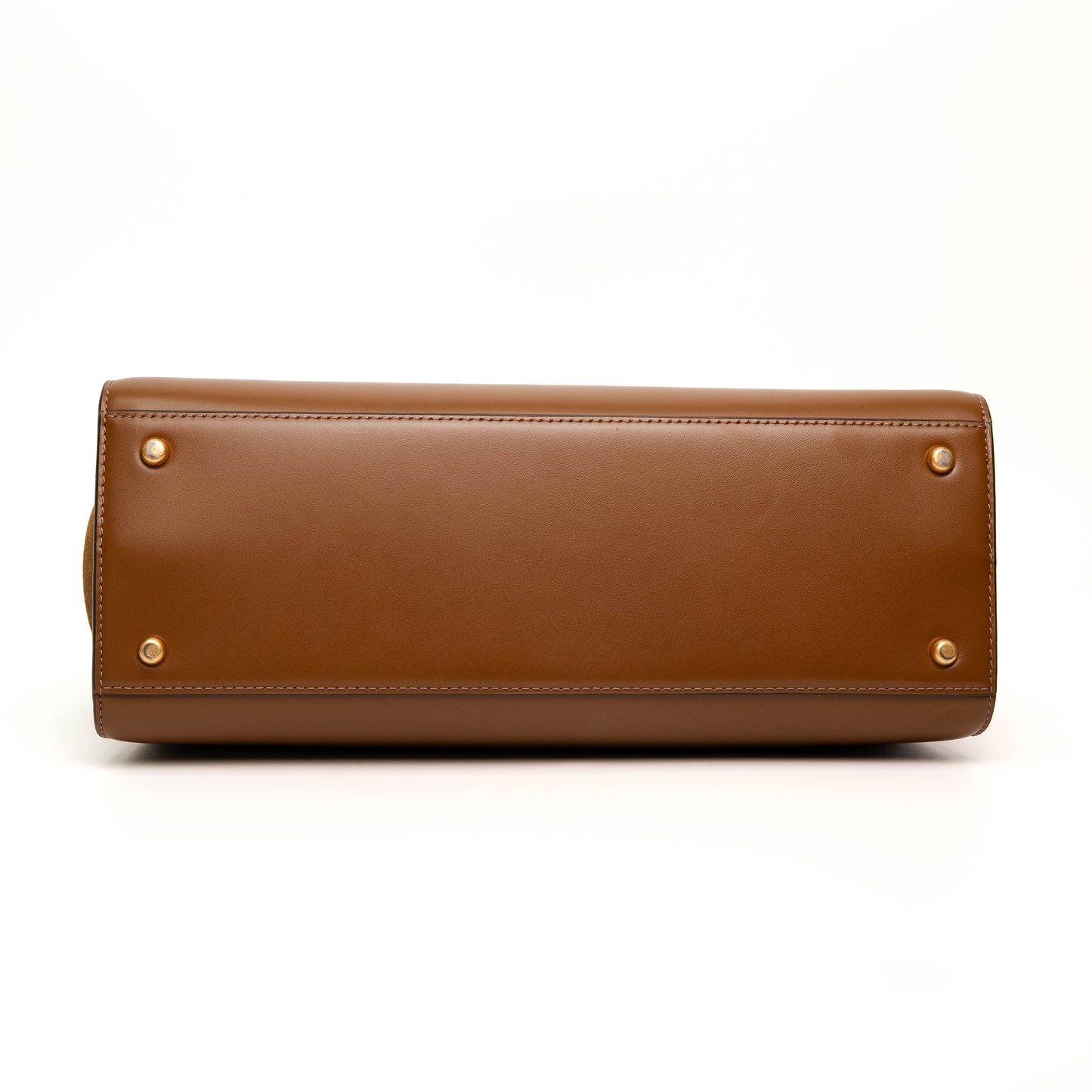 Tory Burch Eleanor Brown Leather Satchel