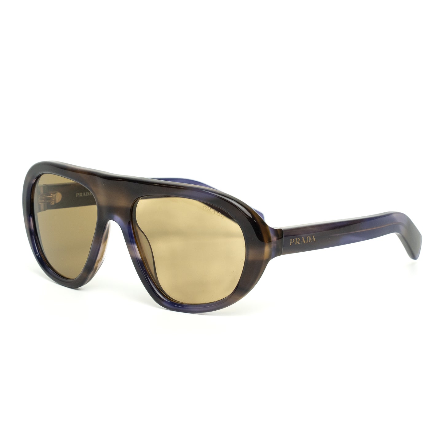 Prada PR C05S Brown Acetate Sunglasses