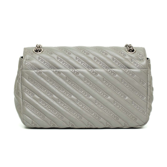 Balenciaga Grey Quilted Chain Shoulder Bag