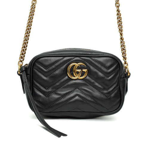 Gucci GG Marmont Black Camera Bag