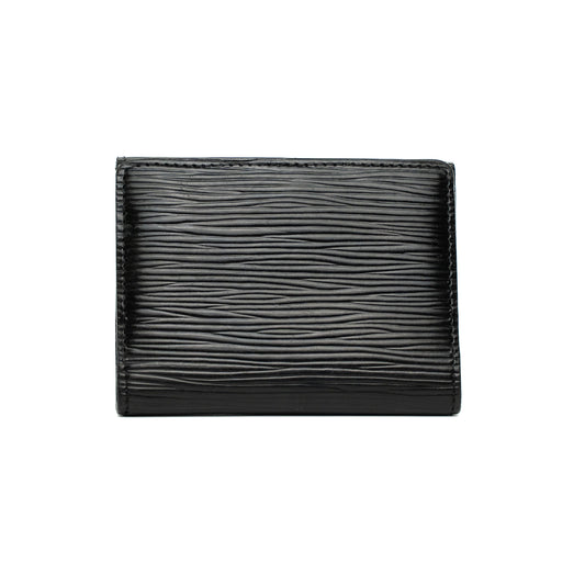 Louis Vuitton Black Epi Elise Wallet