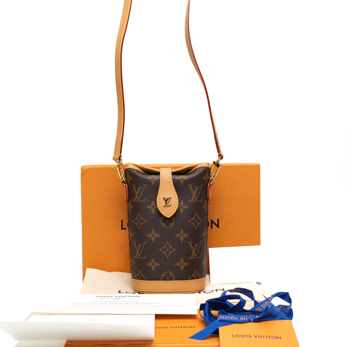Louis Vuitton Fold Me Monogram Pouch Bag
