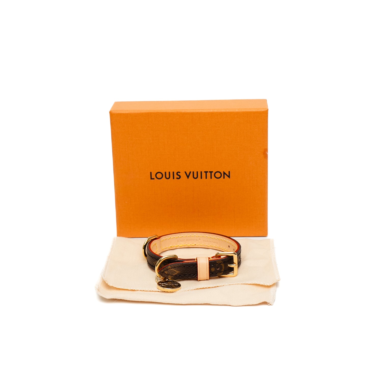 Louis Vuitton Monogram Dog Collar