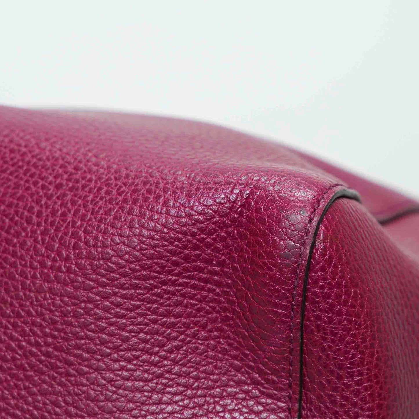 Gucci Raspberry Calfskin Swing Tote