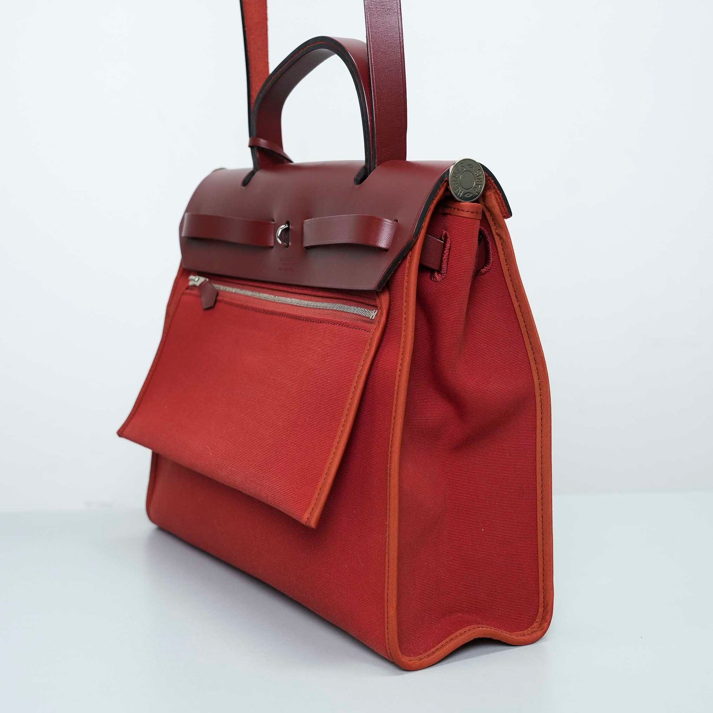 Hermès Herbag Zip 31 PM Rouge Grenat