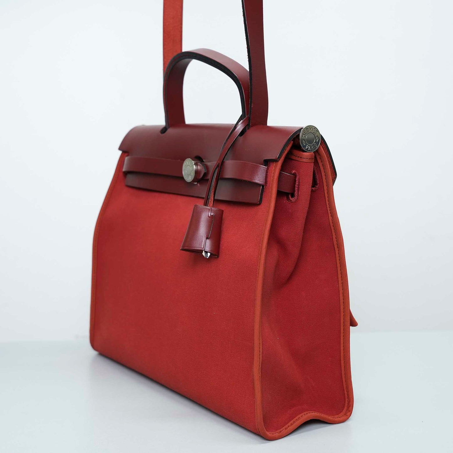 Hermès Herbag Zip 31 PM Rouge Grenat