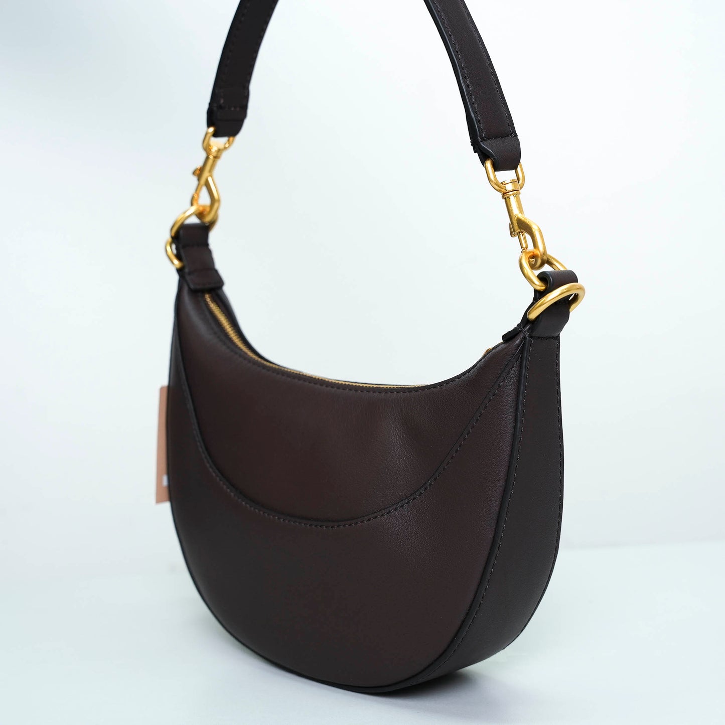 Oroton Florence Small Bag – Mahogany Leather