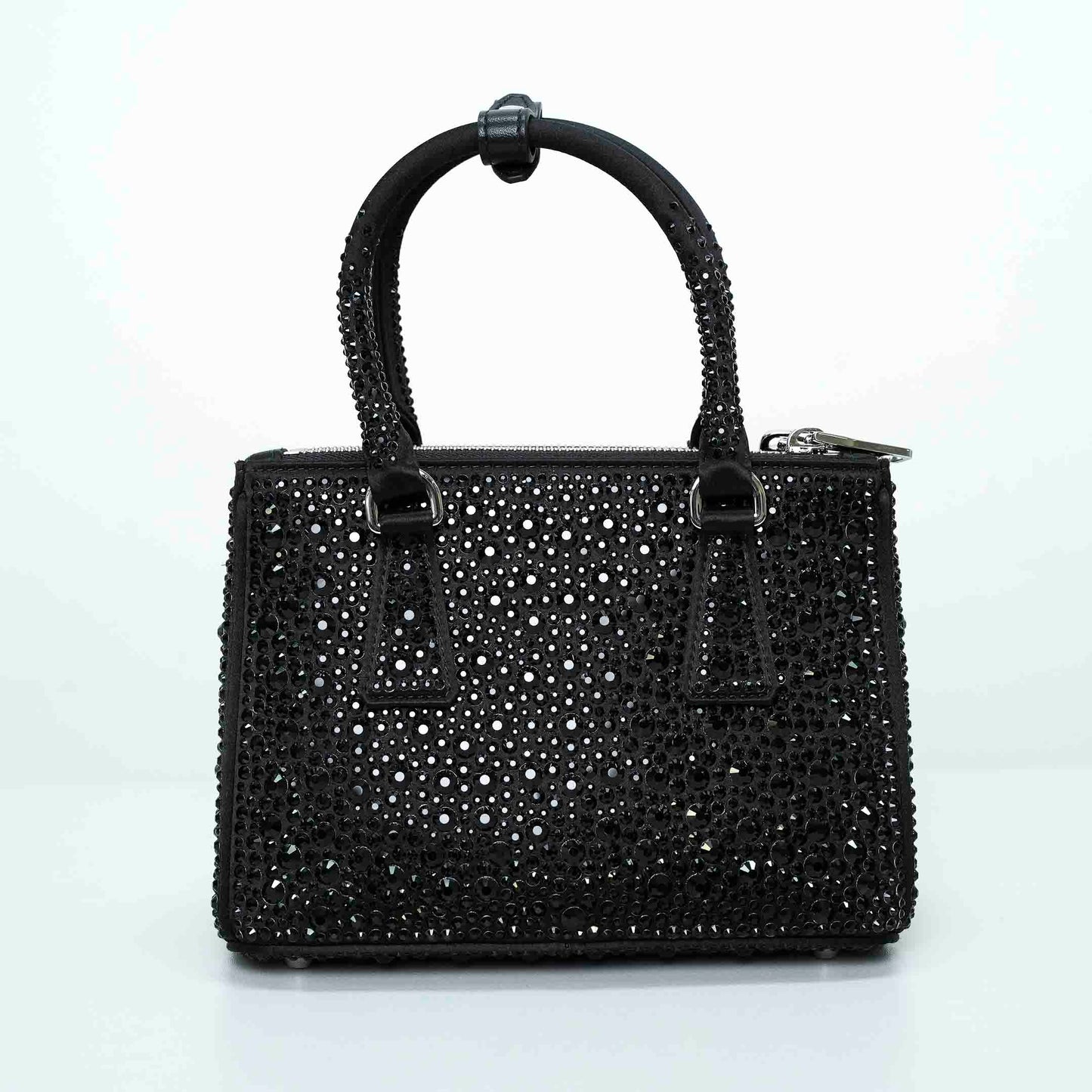 Prada Galleria Crystal-Embellished Mini Bag