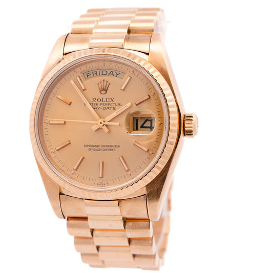 Rolex Day-Date 36 Yellow Gold Watch