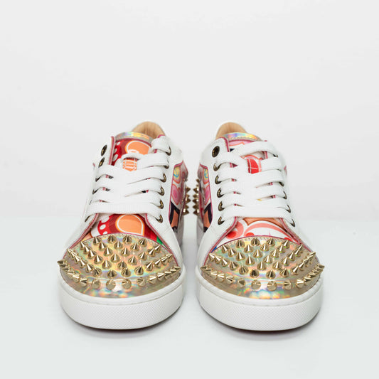Christian Louboutin Multicolour Viera 2 Spiked Sneakers